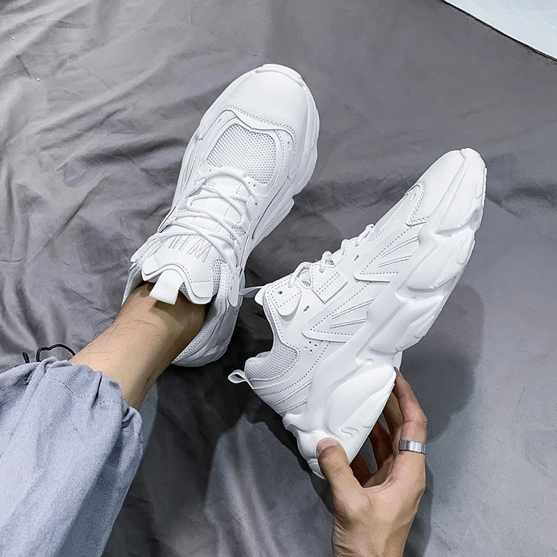 Leisure Men's Skateboard Shoes Large Soles Trainers White Lace Winter Men's Sneakers Kid Men's Sports Shoes Trianers Tennis Boy
Leisure Men's Skateboard Shoes Large Soles Trainers White Lace Winter Men's Sneakers Kid Men's Sports Shoes Trianers Tennis Boy