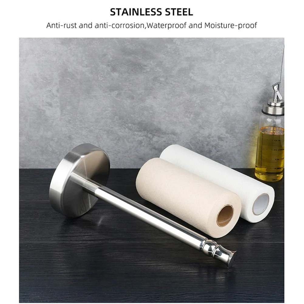 Kitchen Roll Paper Towel Rack Bathroom Stainless Steel Standing Paper Holder Silver Tissue Napkins Rack Home Table Decor
Kitchen Roll Paper Towel Rack Bathroom Stainless Steel Standing Paper Holder Silver Tissue Napkins Rack Home Table Decor
