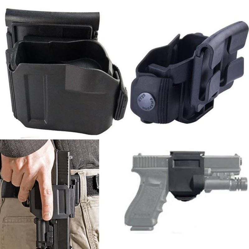 360 Rotating For Glock Clip Right Hand MOLLE Holster for Glock 17 19 22 23 Gun Holster Hunting Accessories
360 Rotating For Glock Clip Right Hand MOLLE Holster for Glock 17 19 22 23 Gun Holster Hunting Accessories