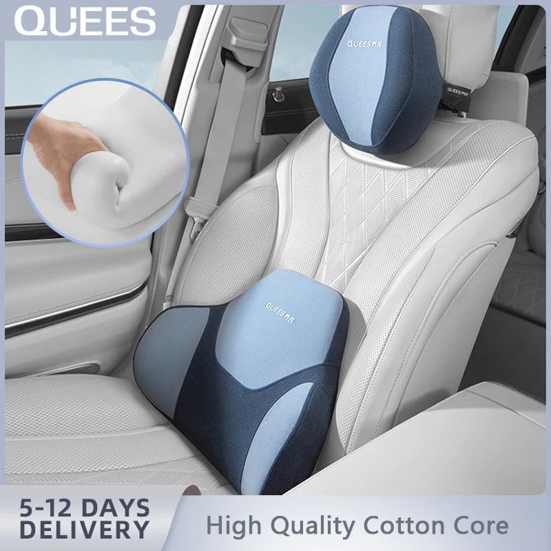 Car Seat Headrest Pillow Neck Memory Lumbar Support Cotton Breathable Memory Foam Slow Rebound Guard Relieve Fatigue
Car Seat Headrest Pillow Neck Memory Lumbar Support Cotton Breathable Memory Foam Slow Rebound Guard Relieve Fatigue