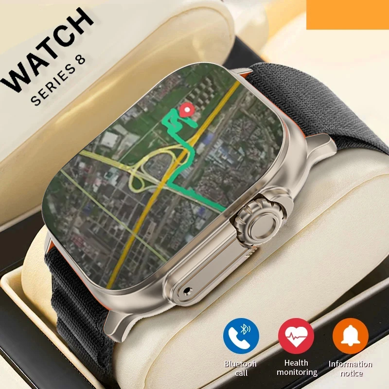 

2023 For Apple Series 9 Watch PK HK8 PRO MAX Smart Watch Wen Compass GPS Sports Watches NFC IP68 Waterproof Men Smartwatch Women