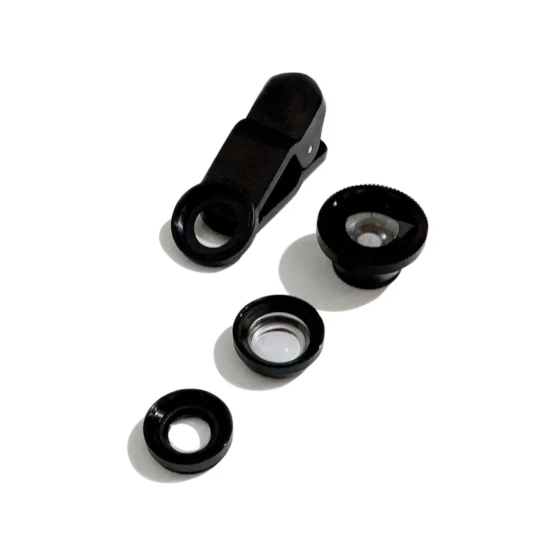 3 In 1 Mobile Phone Lens Kit Wide Angle Macro Fisheye Lenses Multifunctional Practical Ultra-portable for IPhone Samsung Huawei
3 In 1 Mobile Phone Lens Kit Wide Angle Macro Fisheye Lenses Multifunctional Practical Ultra-portable for IPhone Samsung Huawei