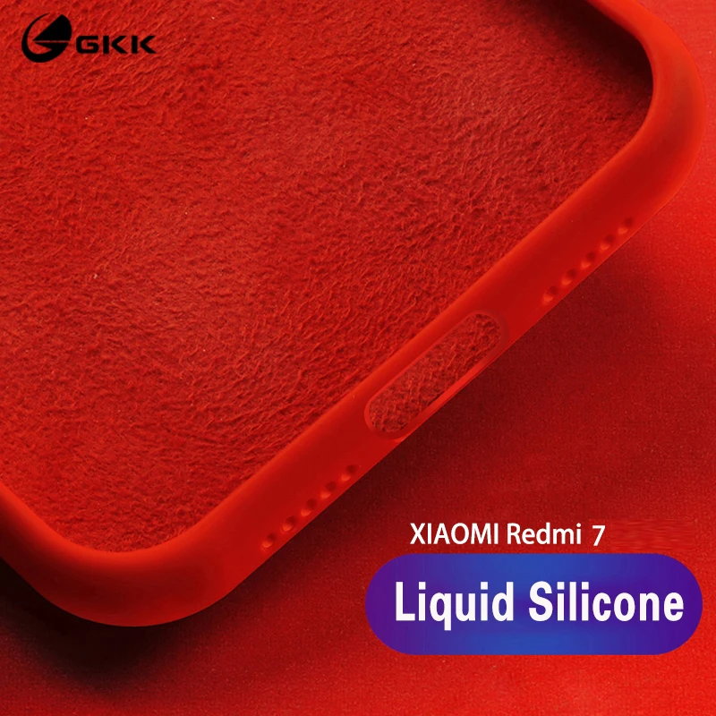 GKK Liquid Silicone Case for Redmi 7 Case Sweatproof TPU Slim Matte Business Soft Back Cover 360 Full Protection Coque Fundas
GKK Liquid Silicone Case for Redmi 7 Case Sweatproof TPU Slim Matte Business Soft Back Cover 360 Full Protection Coque Fundas