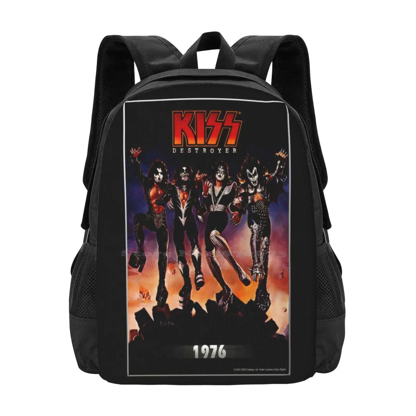 Поцелуй? Студенческий рюкзак The Band - Destroyer 1976 для подростков студентов колледжа