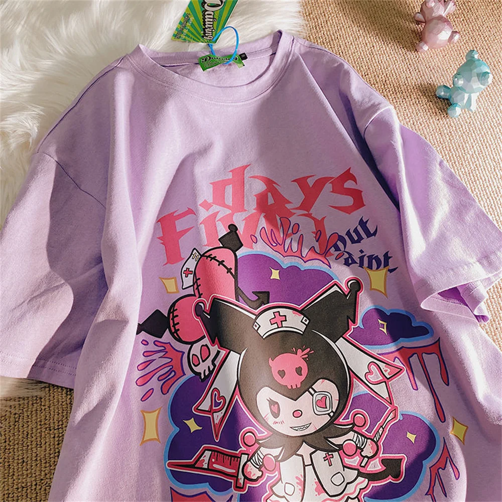 Fashion Cartoon White Lovely Student Black Green Girls Cute Women New Loose Girls High Street T Shirt Summer Korean T-Shirt
Fashion Cartoon White Lovely Student Black Green Girls Cute Women New Loose Girls High Street T Shirt Summer Korean T-Shirt