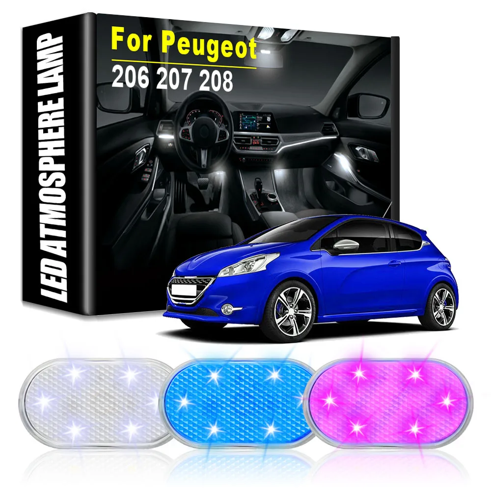 Car LED Atmosphere Lights Car Rechargeable Touch led Lamps Automotive Goods Car Accessories Auto Tools for Peugeot 206 207 208
Car LED Atmosphere Lights Car Rechargeable Touch led Lamps Automotive Goods Car Accessories Auto Tools for Peugeot 206 207 208