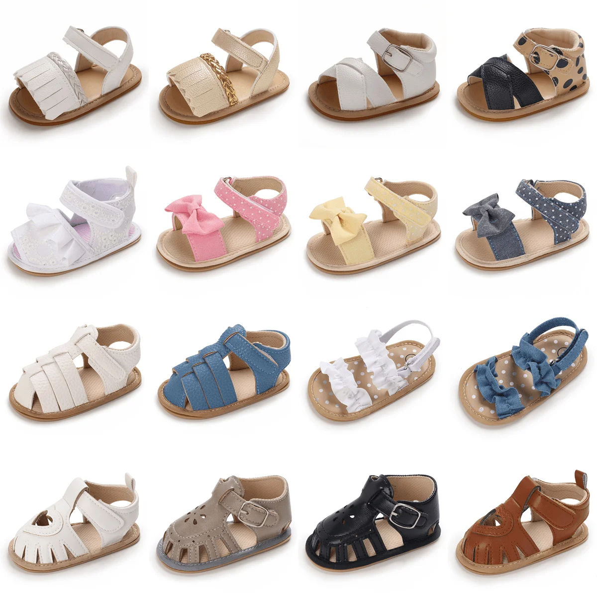 2022 Brand New Baby Shoes Girls Summer Casual Sandals Soft Rubber Sole Non-slip First Walker White Baptism Toddler
2022 Brand New Baby Shoes Girls Summer Casual Sandals Soft Rubber Sole Non-slip First Walker White Baptism Toddler