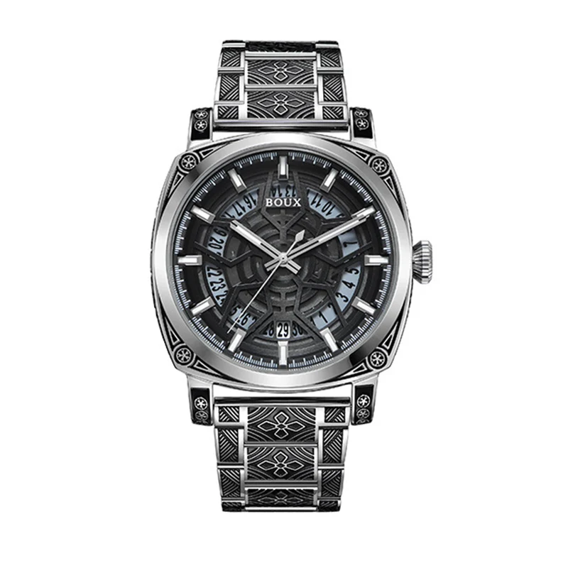 Relogio Masculino Vintage Luxury Square Transparent Hollow Men's Mechanical Watch Engraved Case Calendar Leather Strap Luminous
Relogio Masculino Vintage Luxury Square Transparent Hollow Men's Mechanical Watch Engraved Case Calendar Leather Strap Luminous
