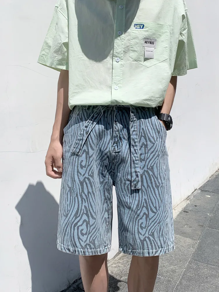 SYUHGFA 2022 Summer Zebra Print Men's Large Size Shorts Loose Straight Fashion Brand Knee Length Pants Couple Clothing
SYUHGFA 2022 Summer Zebra Print Men's Large Size Shorts Loose Straight Fashion Brand Knee Length Pants Couple Clothing