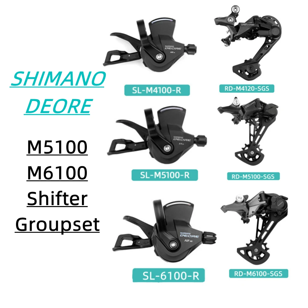SHIMANO DEORE M5100 Shifter Groupset SL M5100 Shiet Lever + RD M5200 Rear Derailleur Mountain Bike Groupset 12 Velocidade MTB
SHIMANO DEORE M5100 Shifter Groupset SL M5100 Shiet Lever + RD M5200 Rear Derailleur Mountain Bike Groupset 12 Velocidade MTB