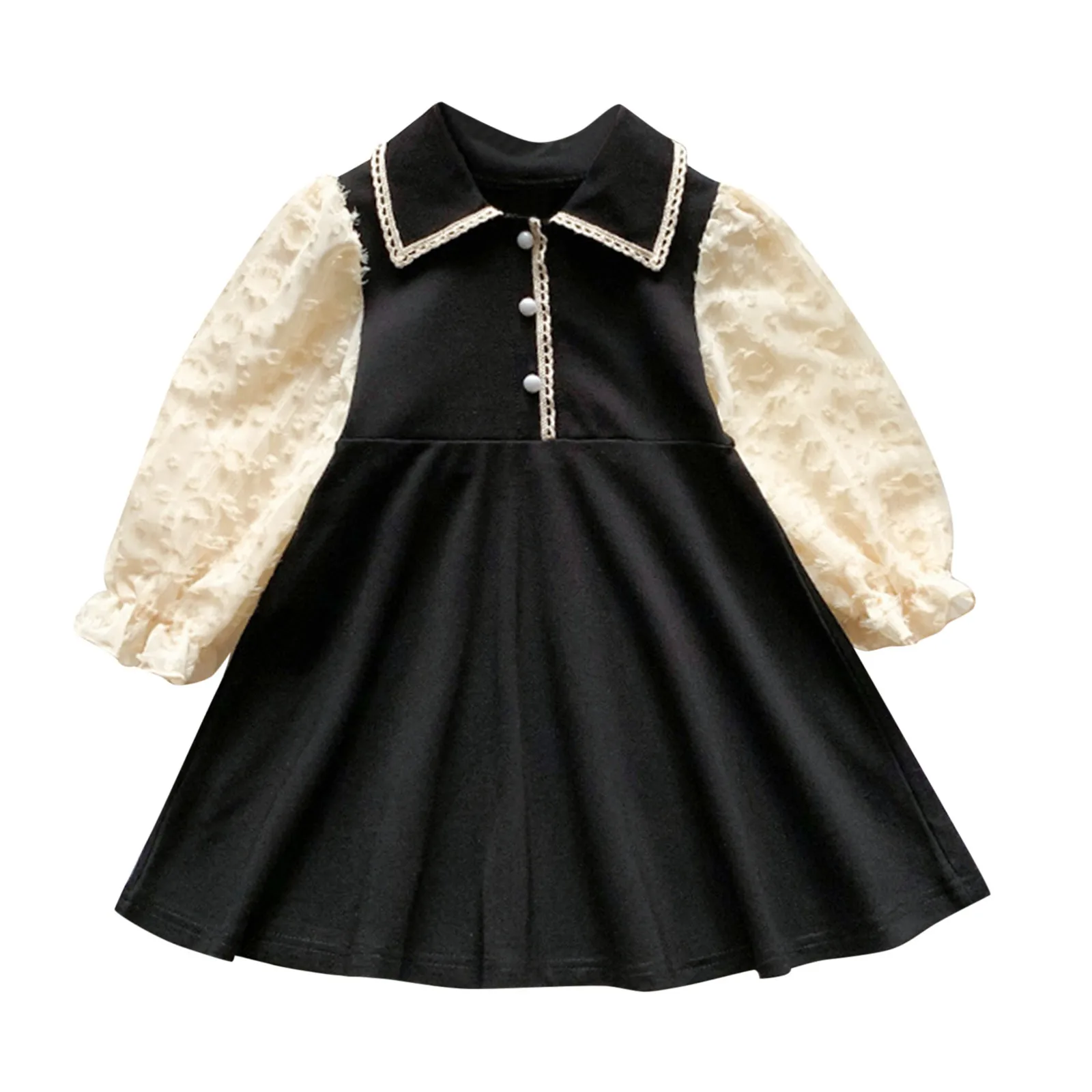 Dress for Toddler Girls Down Kids Collar Outfits Baby Toddler Splice Dresses Party Casual Turn Party Dress Girls Princess
Dress for Toddler Girls Down Kids Collar Outfits Baby Toddler Splice Dresses Party Casual Turn Party Dress Girls Princess