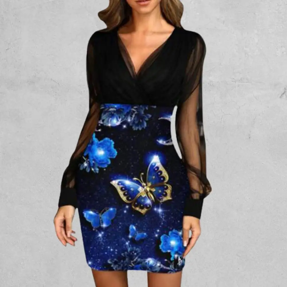 Women's Formal Dress Butterflies Sequins Sexy Slim Waist Tight Dress Elegant Casual Elegant Party Dress for Spring Summer Autumn
Women's Formal Dress Butterflies Sequins Sexy Slim Waist Tight Dress Elegant Casual Elegant Party Dress for Spring Summer Autumn