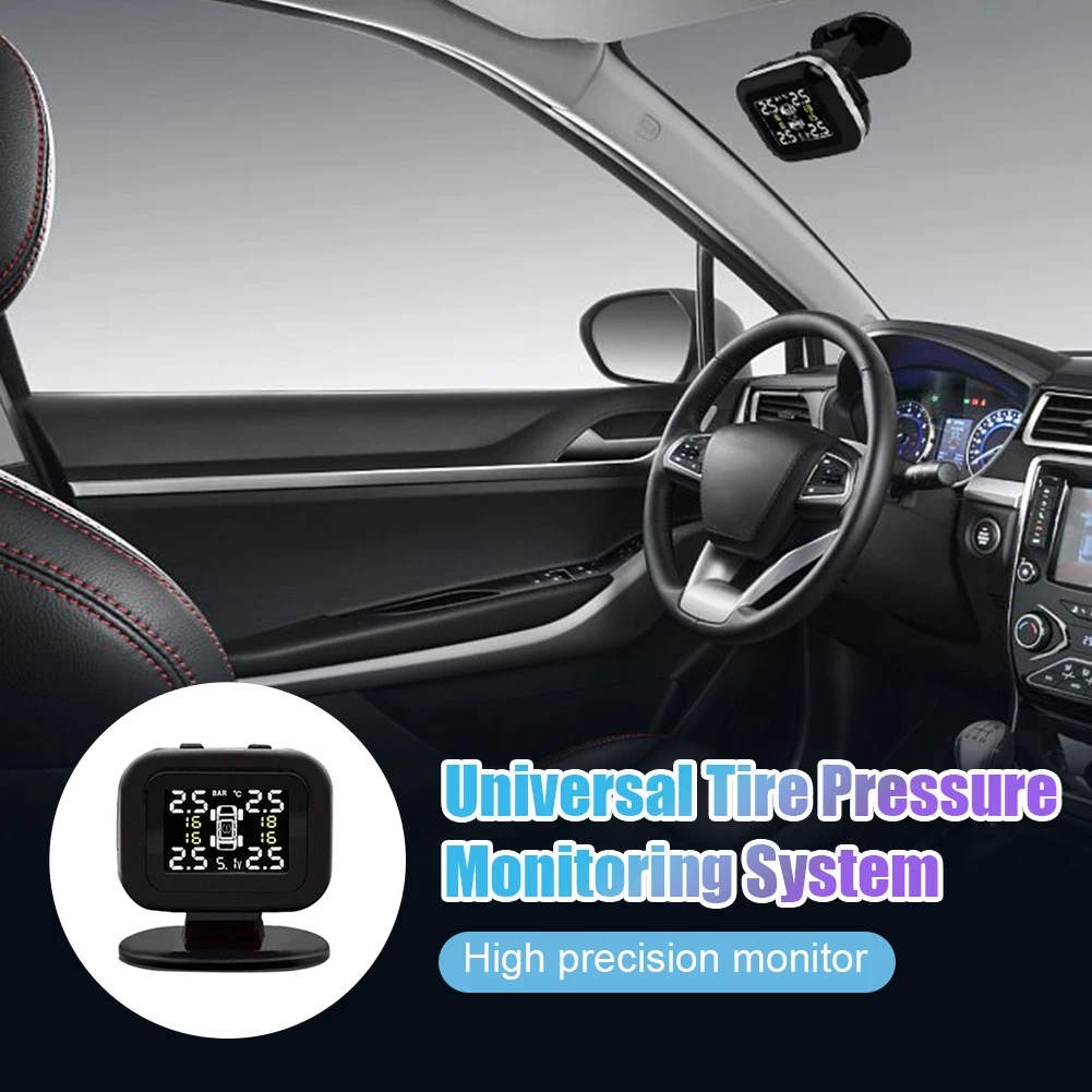 Car TPMS Tire Pressure Monitoring System External USB Rechargeable with LCD Tire Pressure Temperature Alarm System with 4 Sensor
Car TPMS Tire Pressure Monitoring System External USB Rechargeable with LCD Tire Pressure Temperature Alarm System with 4 Sensor