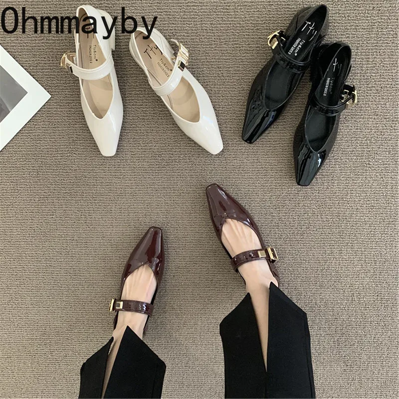 Spring Autumn Women Pumps Shoes Fashion Shallow Buckle Leather Ladies Elegant Pointe Toe Mary Jane Shoes 
Spring Autumn Women Pumps Shoes Fashion Shallow Buckle Leather Ladies Elegant Pointe Toe Mary Jane Shoes