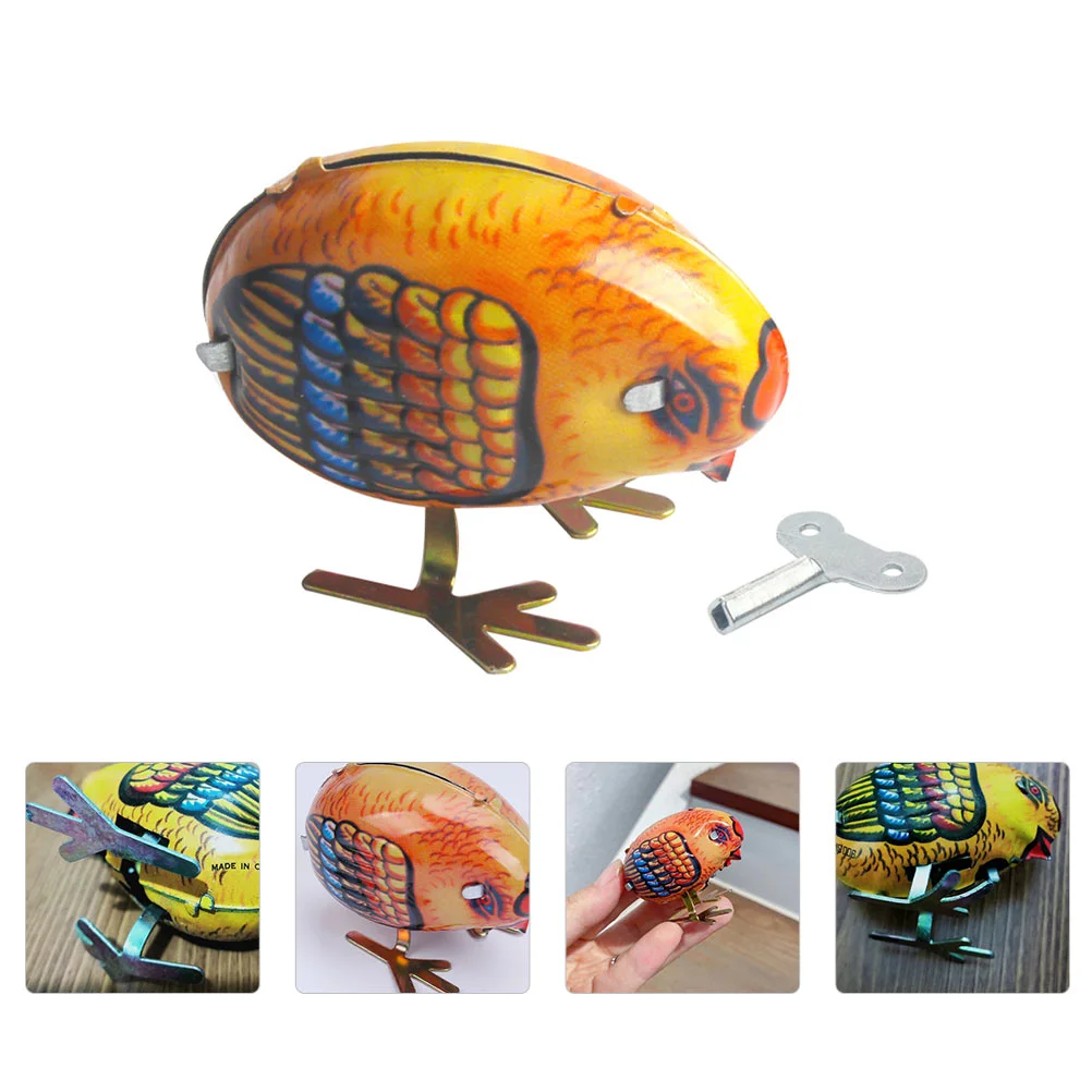 Vintage Clockwork Toy Metal Basket Kids Clockwork Toys Toys Chick Eating Rice Toy Classic Chick Chicken Jumping Toy
Vintage Clockwork Toy Metal Basket Kids Clockwork Toys Toys Chick Eating Rice Toy Classic Chick Chicken Jumping Toy