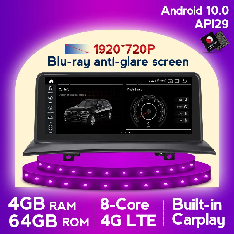 Android 10.0 car multimedia player gps navigation Radio for BMW X3 E83 2004-2010 Original car without screen 4GB+64GB 4G LTE
Android 10.0 car multimedia player gps navigation Radio for BMW X3 E83 2004-2010 Original car without screen 4GB+64GB 4G LTE