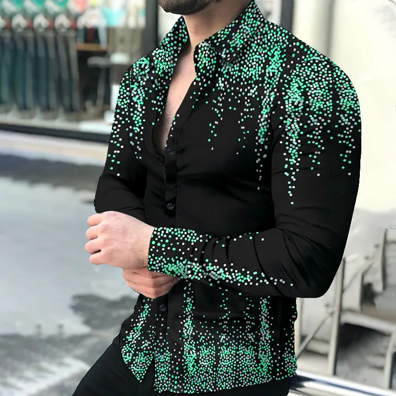 Autumn 2022 hit men's casual fashion print long-sleeve lapel single-breasted shirt S-3XL
Autumn 2022 hit men's casual fashion print long-sleeve lapel single-breasted shirt S-3XL