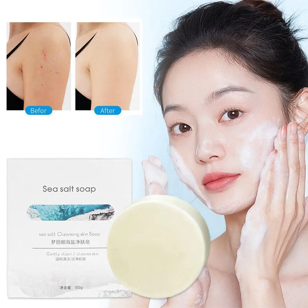 Sea Salt Oil Control Anti-mite Soap Anti-mite Hand Soap Oil Control Cleansing Moisturizing Whitening Facial Care Handmade Soap
Sea Salt Oil Control Anti-mite Soap Anti-mite Hand Soap Oil Control Cleansing Moisturizing Whitening Facial Care Handmade Soap