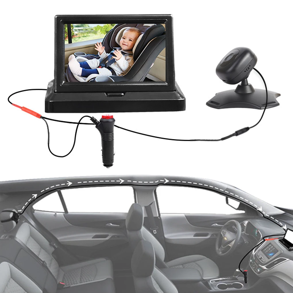 Baby Seat Camera Car Mirror with 4 3in Diplsy Toddler Observation Devices
Baby Seat Camera Car Mirror with 4 3in Diplsy Toddler Observation Devices