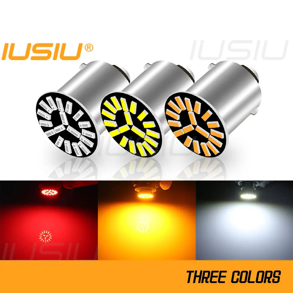 2 шт., Автомобильные светодиодные лампы 12 В 24 в 1156 1157 P21W BA15S BAY15D P21/5W R5W 18SMD
2 шт., Автомобильные светодиодные лампы 12 В 24 в 1156 1157 P21W BA15S BAY15D P21/5W R5W 18SMD