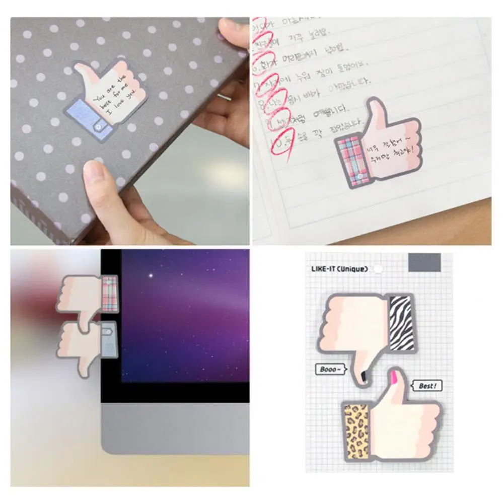 40 Sheets Post It Note Multi-functional Cute Recording Thumbs Up Series Memo Pads for Reminders Notepad for Home
40 Sheets Post It Note Multi-functional Cute Recording Thumbs Up Series Memo Pads for Reminders Notepad for Home