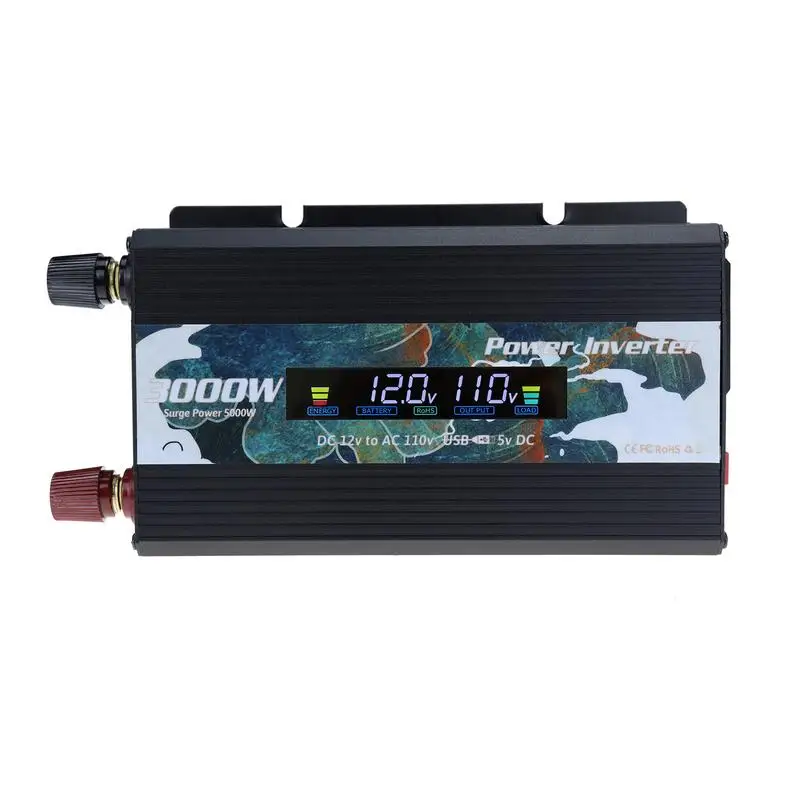 Pure Sine Waves Inverter DC 12V To AC 110V 220V Voltage 5000W Power Converter Solar Car Inverter
Pure Sine Waves Inverter DC 12V To AC 110V 220V Voltage 5000W Power Converter Solar Car Inverter