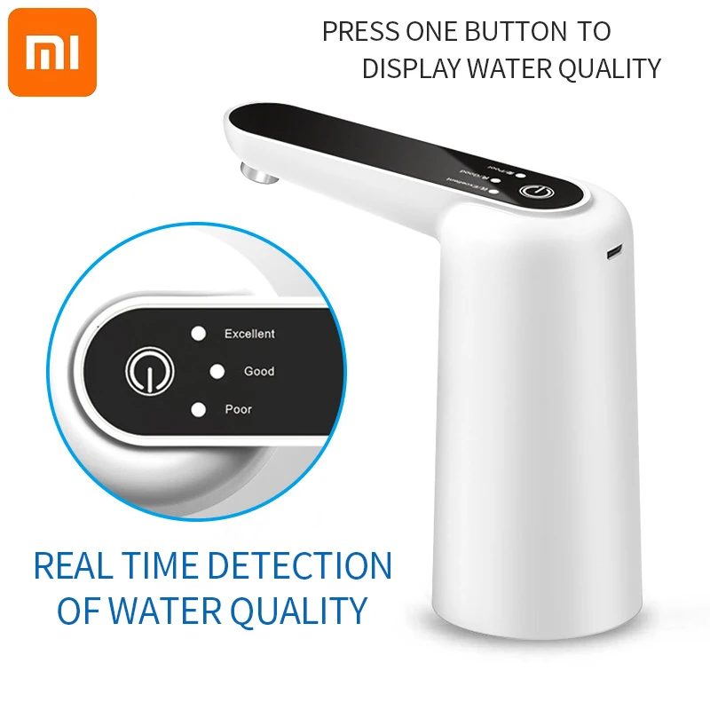 Xiaomi Electric Water Dispenser Water Pump USB Charge Automatic Water Treatment Appliances Portable Pump Bottle Water Dispenser
Xiaomi Electric Water Dispenser Water Pump USB Charge Automatic Water Treatment Appliances Portable Pump Bottle Water Dispenser