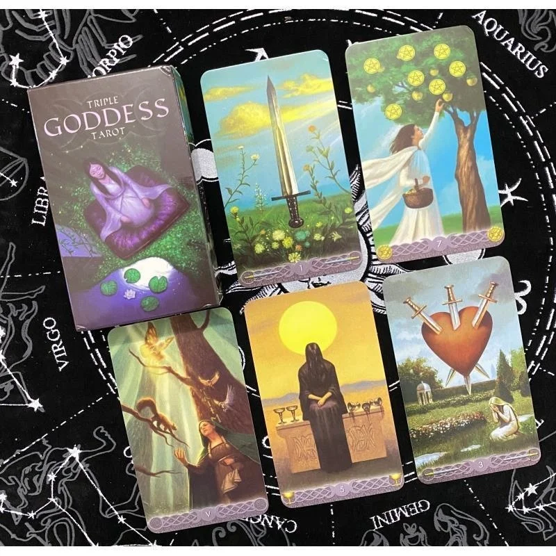 English Version Tarot Fate Divination Card Tarot 78 Card Deck With Guidebook Reading Divination Tool
English Version Tarot Fate Divination Card Tarot 78 Card Deck With Guidebook Reading Divination Tool