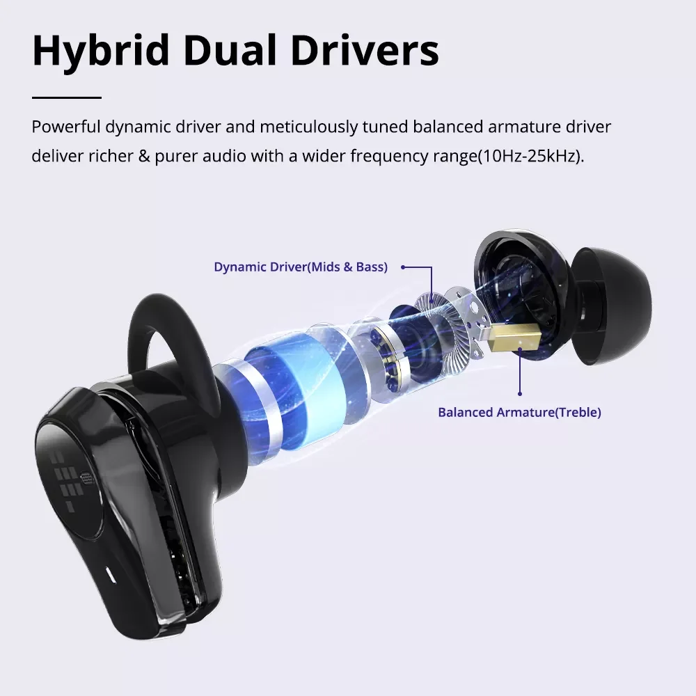 2023New Onyx Prime Wireless Headphones Dual-Driver Bluetooth 5.2 Earphone Qualcomm Earbuds with CVC Call Noise Reduction 
2023New Onyx Prime Wireless Headphones Dual-Driver Bluetooth 5.2 Earphone Qualcomm Earbuds with CVC Call Noise Reduction