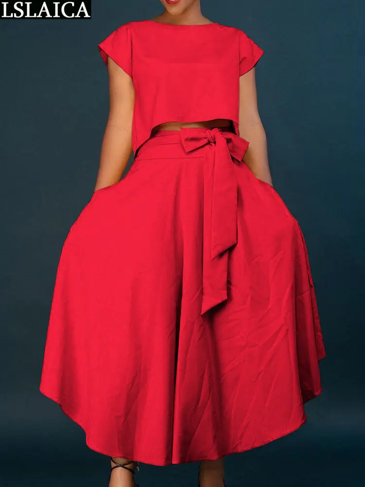 Lace Up Women Two Pieces Sets 2023 Fashion Chic Outfits Casual Summer Women's Dress Set Solid Color Suits With Pockets Clothing
Lace Up Women Two Pieces Sets 2023 Fashion Chic Outfits Casual Summer Women's Dress Set Solid Color Suits With Pockets Clothing