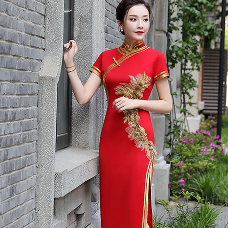 Традиционное китайское ретро платье qipao 2022, восточное платье ao dai с золотым тиснением, женское винтажное платье qipao, женское сексуальное вечернее платье a46
Традиционное китайское ретро платье qipao 2022, восточное платье ao dai с золотым тиснением, женское винтажное платье qipao, женское сексуальное вечернее платье a46