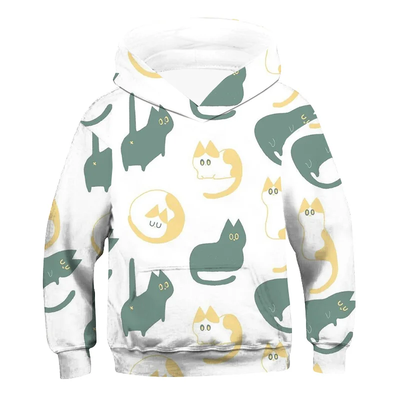Kids Hoodie 3D Printed Cat Sweatshirt Long Sleeve Children Clothes for Boys Girls Cartoon Cute Tops for 4-14 Years Child
Kids Hoodie 3D Printed Cat Sweatshirt Long Sleeve Children Clothes for Boys Girls Cartoon Cute Tops for 4-14 Years Child