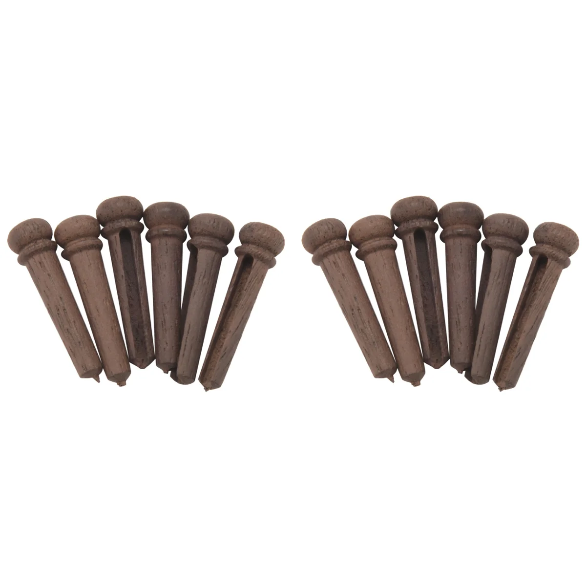 12Pcs Wood Guitar Pins Rosewood Strings Pegs Slotted Endpin with Abalone Dot, Acoustic Guitar Bridge Parts
12Pcs Wood Guitar Pins Rosewood Strings Pegs Slotted Endpin with Abalone Dot, Acoustic Guitar Bridge Parts
