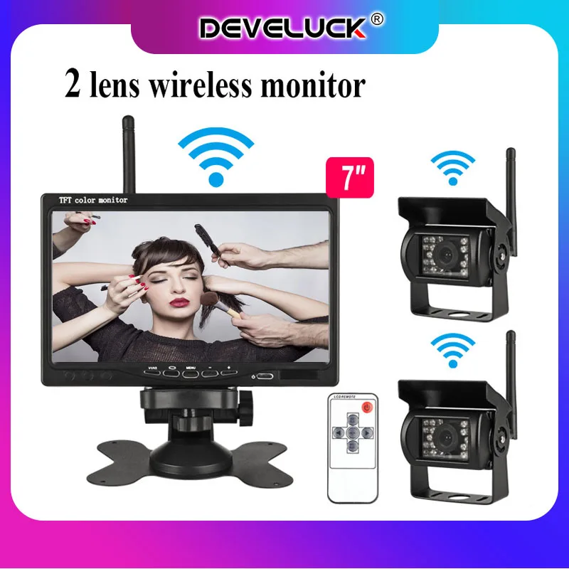 7" Wireless Car Monitor TFT HD Car Backup Cameras Dvd Rear Camera Lens Voltage 12-24V For Bus Truck Parking Rearview System
7" Wireless Car Monitor TFT HD Car Backup Cameras Dvd Rear Camera Lens Voltage 12-24V For Bus Truck Parking Rearview System