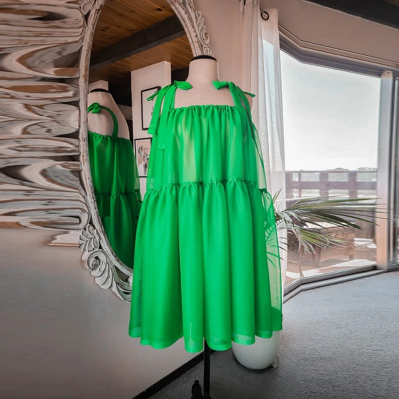 Cute Light Green Chiffon Short Summer Dresses Pretty Spaghetti Strap Ruffles Mini Women Party Gowns Garden Photography Dress
Cute Light Green Chiffon Short Summer Dresses Pretty Spaghetti Strap Ruffles Mini Women Party Gowns Garden Photography Dress