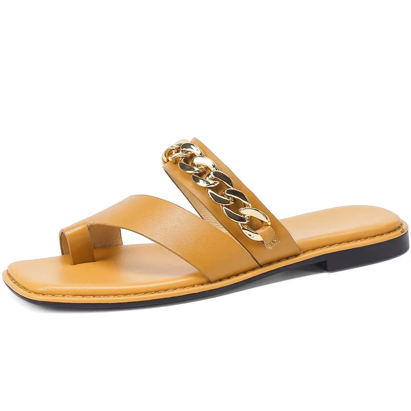 Dilalula Women Sandals Summer Gladiator Slippers Genuine Leather Flats Comfortable Casual Fashion Chain Shoes Woman New Arrival
Dilalula Women Sandals Summer Gladiator Slippers Genuine Leather Flats Comfortable Casual Fashion Chain Shoes Woman New Arrival