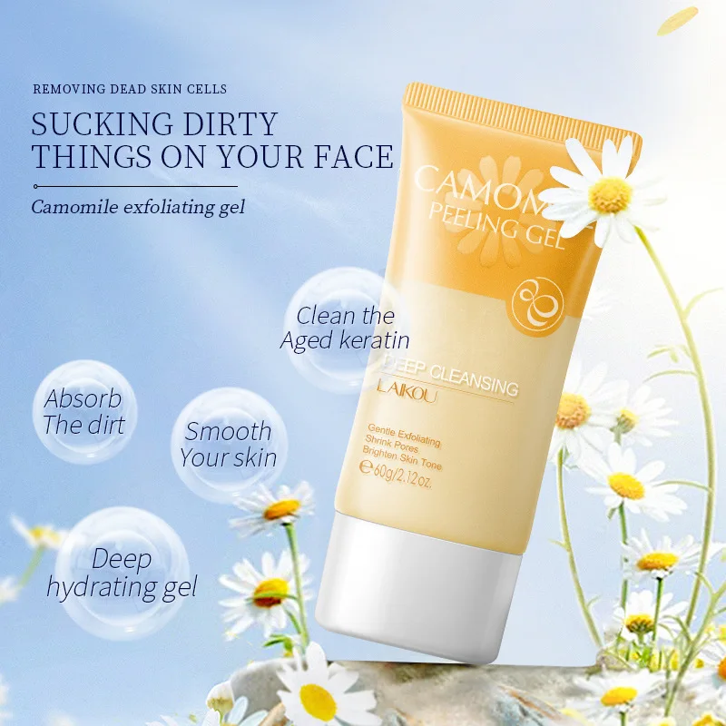 LAIKOU Chamomile Exfoliating Gel Facial Cleansing Pore Removing Dead Skin Hydrating Whitening Rubbing Mud Treasure Skin Care
LAIKOU Chamomile Exfoliating Gel Facial Cleansing Pore Removing Dead Skin Hydrating Whitening Rubbing Mud Treasure Skin Care