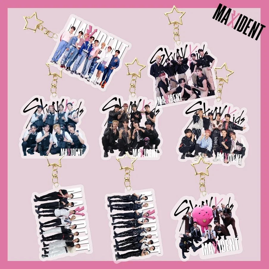 KPOP Stray Kids new album MAXIDENT acrylic star Keychain pendant Backpack ornaments LEE KNOW BANGCHAN cosplay collectible gift
KPOP Stray Kids new album MAXIDENT acrylic star Keychain pendant Backpack ornaments LEE KNOW BANGCHAN cosplay collectible gift