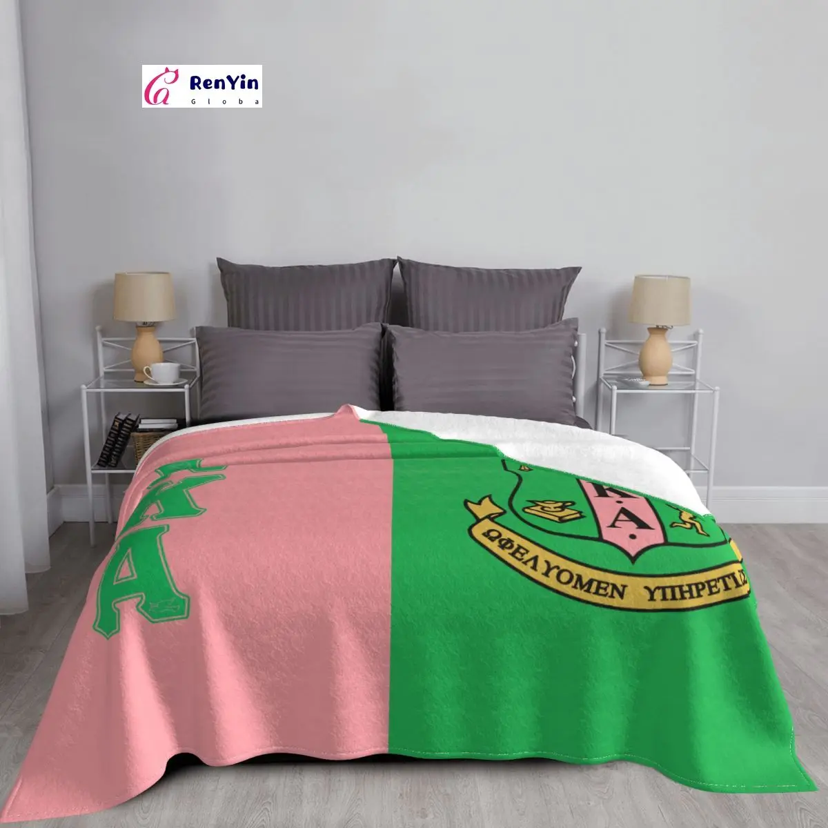 Alpha Kappa AKA 1908 Blanket Ultra Soft Flannel Blanket Digital Printed All Season Premium Fluffy bed linings
Alpha Kappa AKA 1908 Blanket Ultra Soft Flannel Blanket Digital Printed All Season Premium Fluffy bed linings