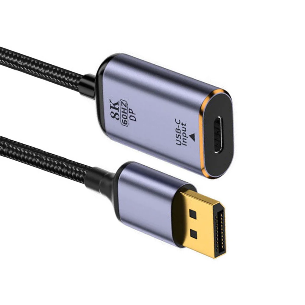 8K@60hz 4K@120hz for Tablet Phone Laptop USB-C Type C Female Source to HDMI Sink HDTV Cable 
8K@60hz 4K@120hz for Tablet Phone Laptop USB-C Type C Female Source to HDMI Sink HDTV Cable
