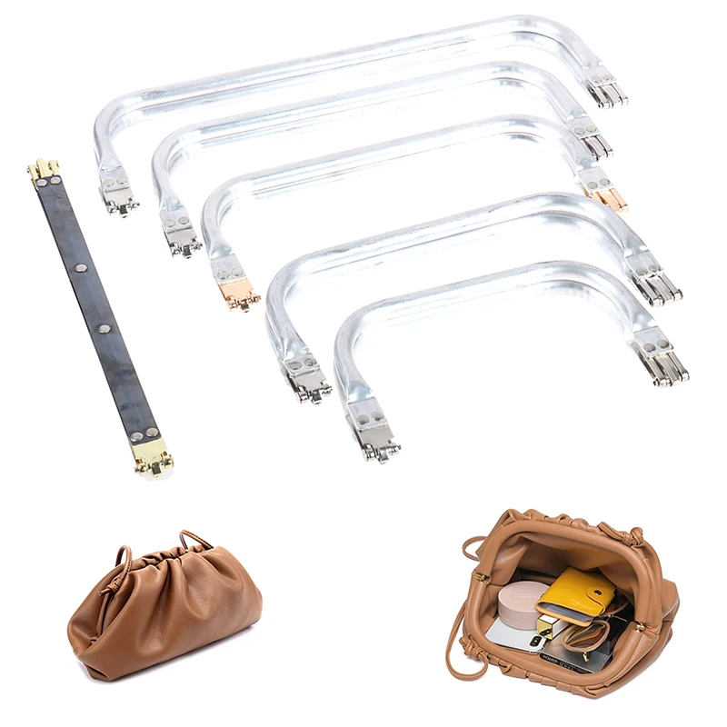 16-30cm Bag Frame For Purse Doctor Purse Frame Metal Aluminium Tube Frame Bag Handle Accessories Clutch Bag Parts
16-30cm Bag Frame For Purse Doctor Purse Frame Metal Aluminium Tube Frame Bag Handle Accessories Clutch Bag Parts