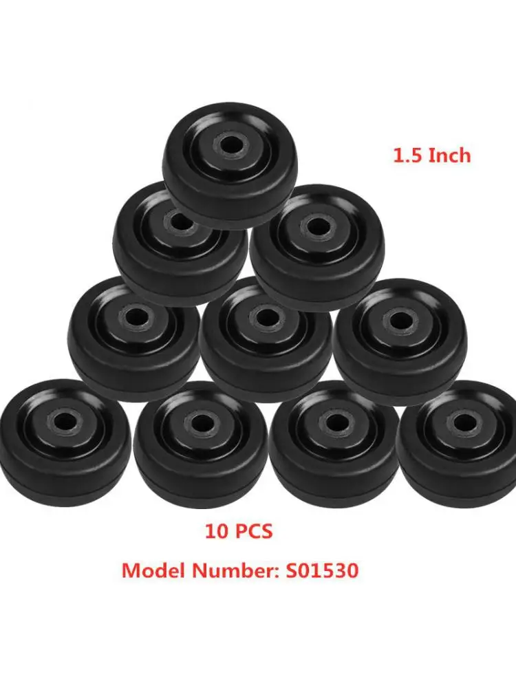 10 Pcs/Lot Spot 1.5 Inch Black Rubber Single Wheel Diameter 4cm Mute Wear-resistant Medical Equipment Caster Furniture
10 Pcs/Lot Spot 1.5 Inch Black Rubber Single Wheel Diameter 4cm Mute Wear-resistant Medical Equipment Caster Furniture