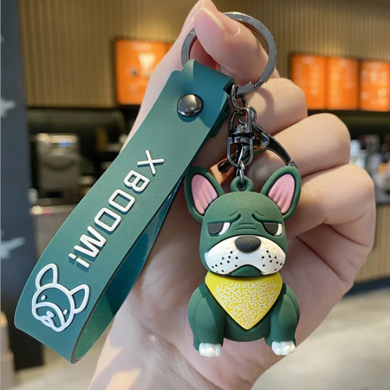 Cartoon French Dog Car Keychain Accessories Personality Bulldog Resin Solid Dog Student Couple Bag Cute Key Chain Pendant YS209
Cartoon French Dog Car Keychain Accessories Personality Bulldog Resin Solid Dog Student Couple Bag Cute Key Chain Pendant YS209