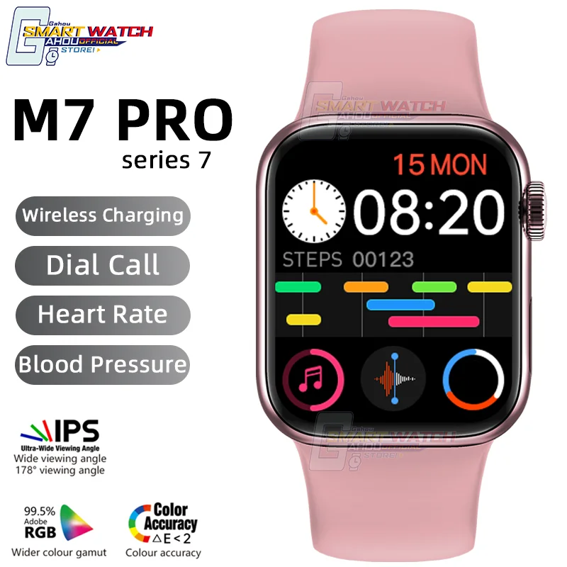 Smart Watch 2022 IWO Watch Series 7 M7 PRO Fitness Tracker Wireless Charging Dial Call Wearfit Pro 1.8inch Men Women smartwatch
Smart Watch 2022 IWO Watch Series 7 M7 PRO Fitness Tracker Wireless Charging Dial Call Wearfit Pro 1.8inch Men Women smartwatch