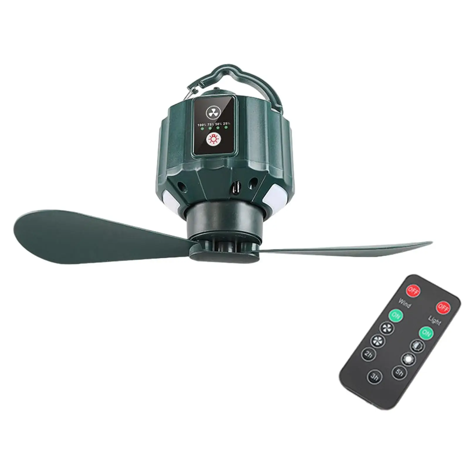 Portable Camping Fan with LED Lantern Folding with Hanging Hook with Remote
Portable Camping Fan with LED Lantern Folding with Hanging Hook with Remote