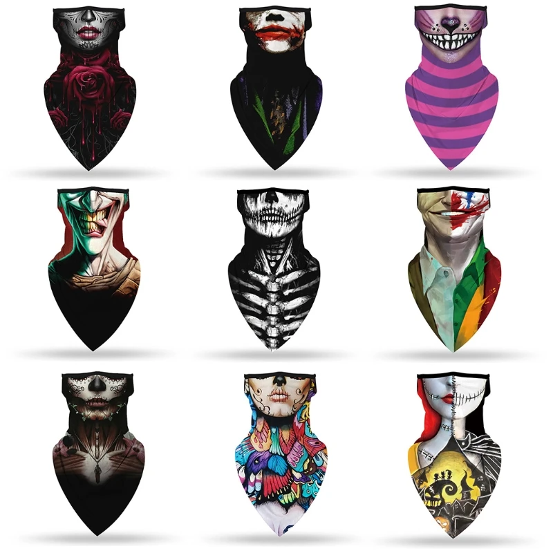 OFBK Unisex Halloween Clown Digital Print Bandana Face Mask with Ear Neck Gaiter for Sun for Protection Dustproof for
OFBK Unisex Halloween Clown Digital Print Bandana Face Mask with Ear Neck Gaiter for Sun for Protection Dustproof for