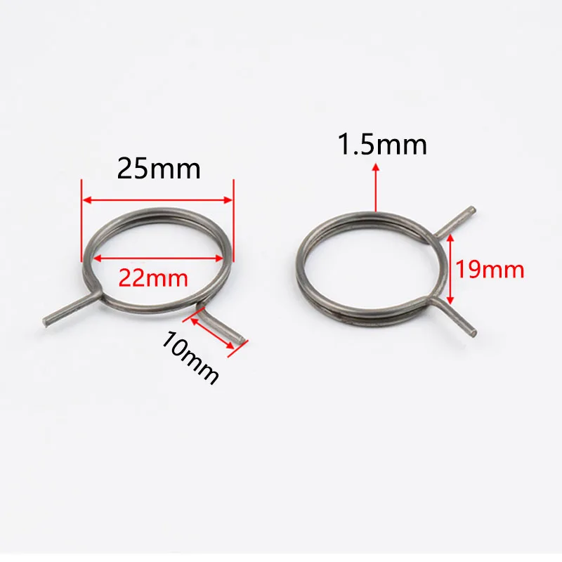 1.5x25x10mm Anti-theft Door Lock Torsion Springs Repaired Metal Coil Replacement Accessories Parts for Electronic Locks Handle
1.5x25x10mm Anti-theft Door Lock Torsion Springs Repaired Metal Coil Replacement Accessories Parts for Electronic Locks Handle