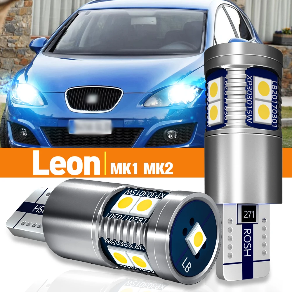 2pcs LED Parking Clearance Light For Seat Leon 1 MK1 1M 2 MK2 1P 1999-2012 2005 2006 2007 2008 2009 2010 Accessories Canbus Lamp
2pcs LED Parking Clearance Light For Seat Leon 1 MK1 1M 2 MK2 1P 1999-2012 2005 2006 2007 2008 2009 2010 Accessories Canbus Lamp