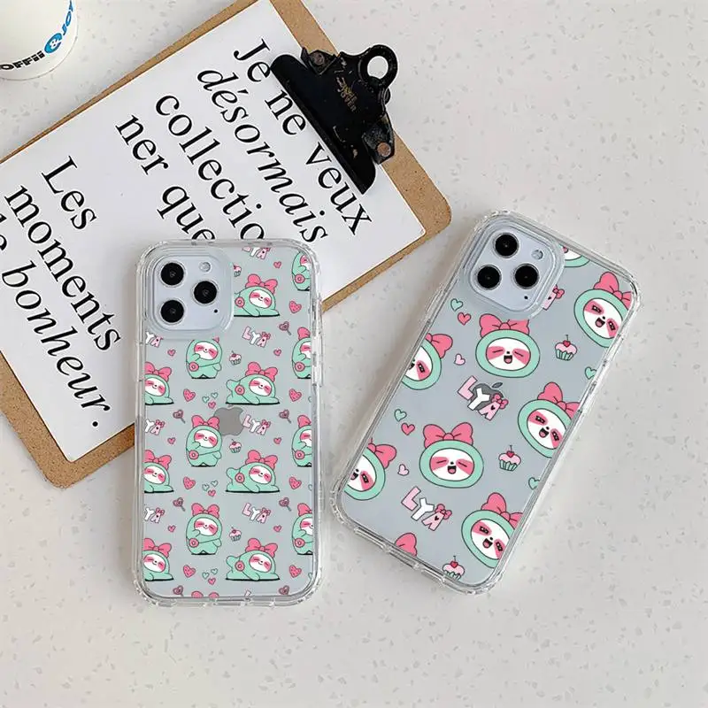 Милый мультяшный чехол ITZY LYA для телефона iPhone 11 12 Mini 13 14 Pro XS Max X 8 7 6s Plus 5 SE XR, прозрачный чехол
Милый мультяшный чехол ITZY LYA для телефона iPhone 11 12 Mini 13 14 Pro XS Max X 8 7 6s Plus 5 SE XR, прозрачный чехол