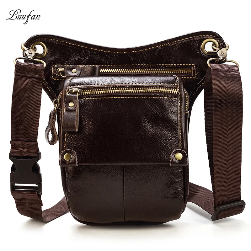 Mens Genuine Leather Waist Pack Motorcycle Fanny Pack Belt Bags Phone Pouch Travel Man Male Small Leg Bag Tactical
Mens Genuine Leather Waist Pack Motorcycle Fanny Pack Belt Bags Phone Pouch Travel Man Male Small Leg Bag Tactical